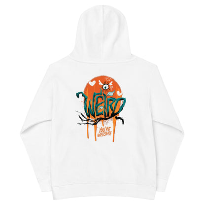 Youth: "I'm Weird, You're Welcome"  fleece hoodie