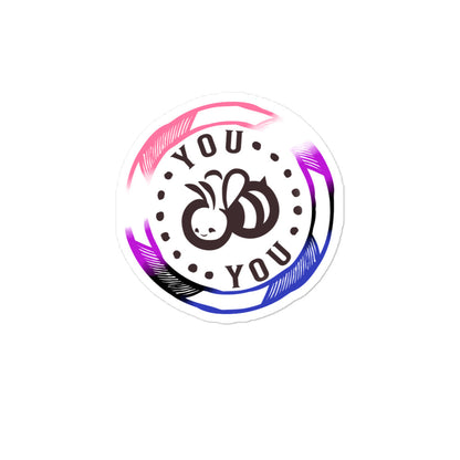 You "Bee" You - Gender Fluid vinyl Bubble-Free Stickers