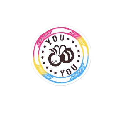 You "Bee" You - Pan vinyl Bubble-Free Stickers