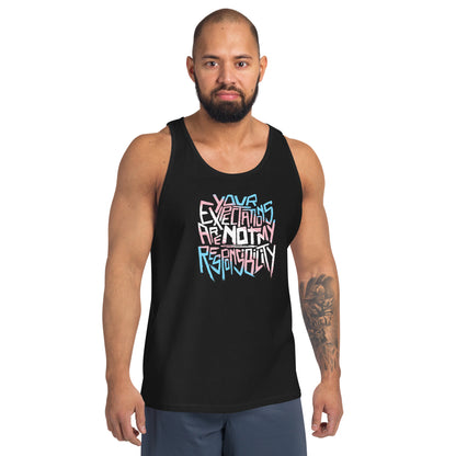 Your Expectations Are Not My Responsibility Masc Fit Tank Top