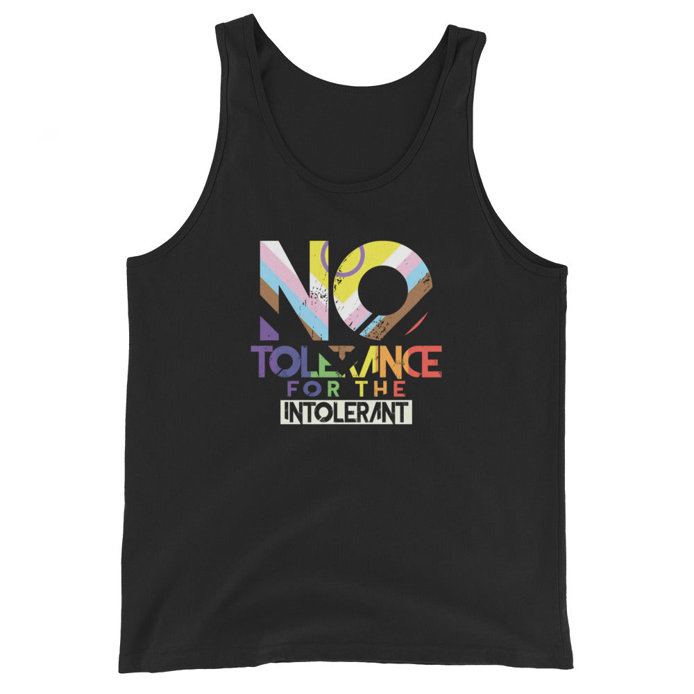 No Tolerance for the Intolerant Masc fit Tank Top