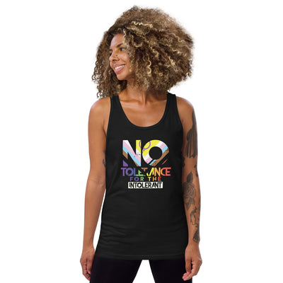 "No Tolerance for the Intolerant" Unisex fit Tank Top