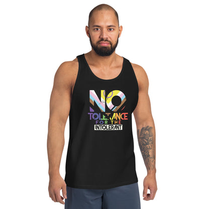 No Tolerance for the Intolerant Masc fit Tank Top