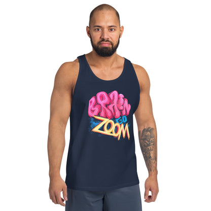 "Brain go Zoom" Unisex Tank Top