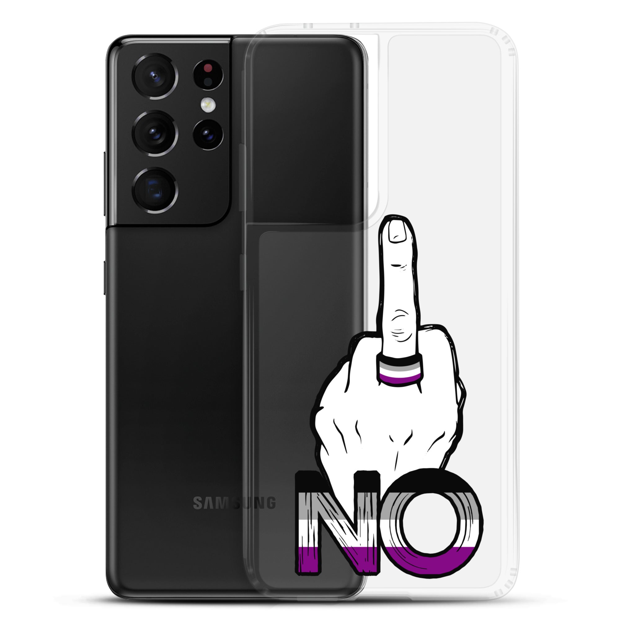 “No” Ace Flag Flippin’ The Bird Samsung Case