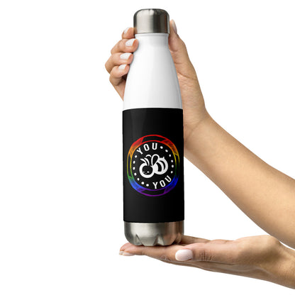 You "Bee" You Pride Flag Colors Stainless Steel Water Bottle