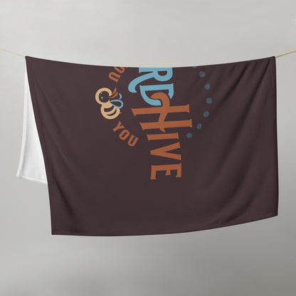 The BirdHive Throw Blanket