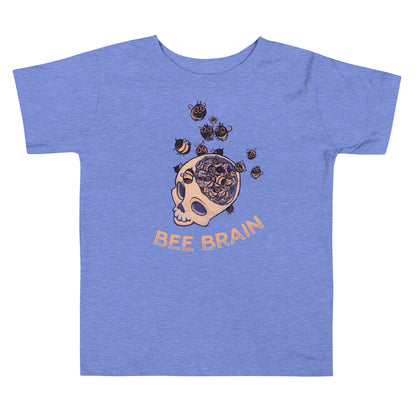 Toddler: "Bee Brain" Short Sleeve Tee