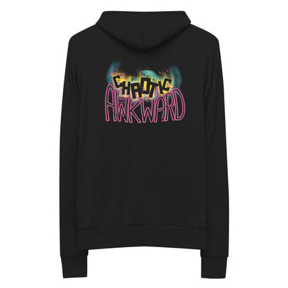 Chaotic Awkward Unisex Fit Zip Hoodie