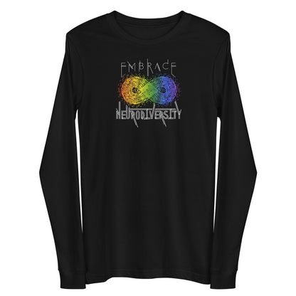 Embrace Neurodiversity Unisex Fit Long Sleeve Tee