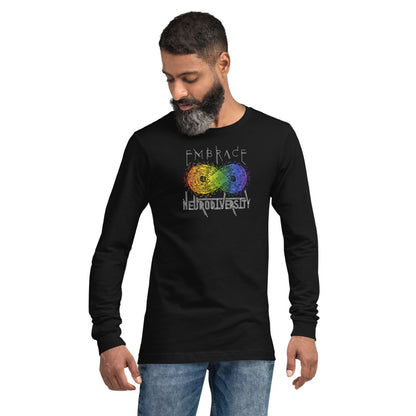 Embrace Neurodiversity Unisex Fit Long Sleeve Tee