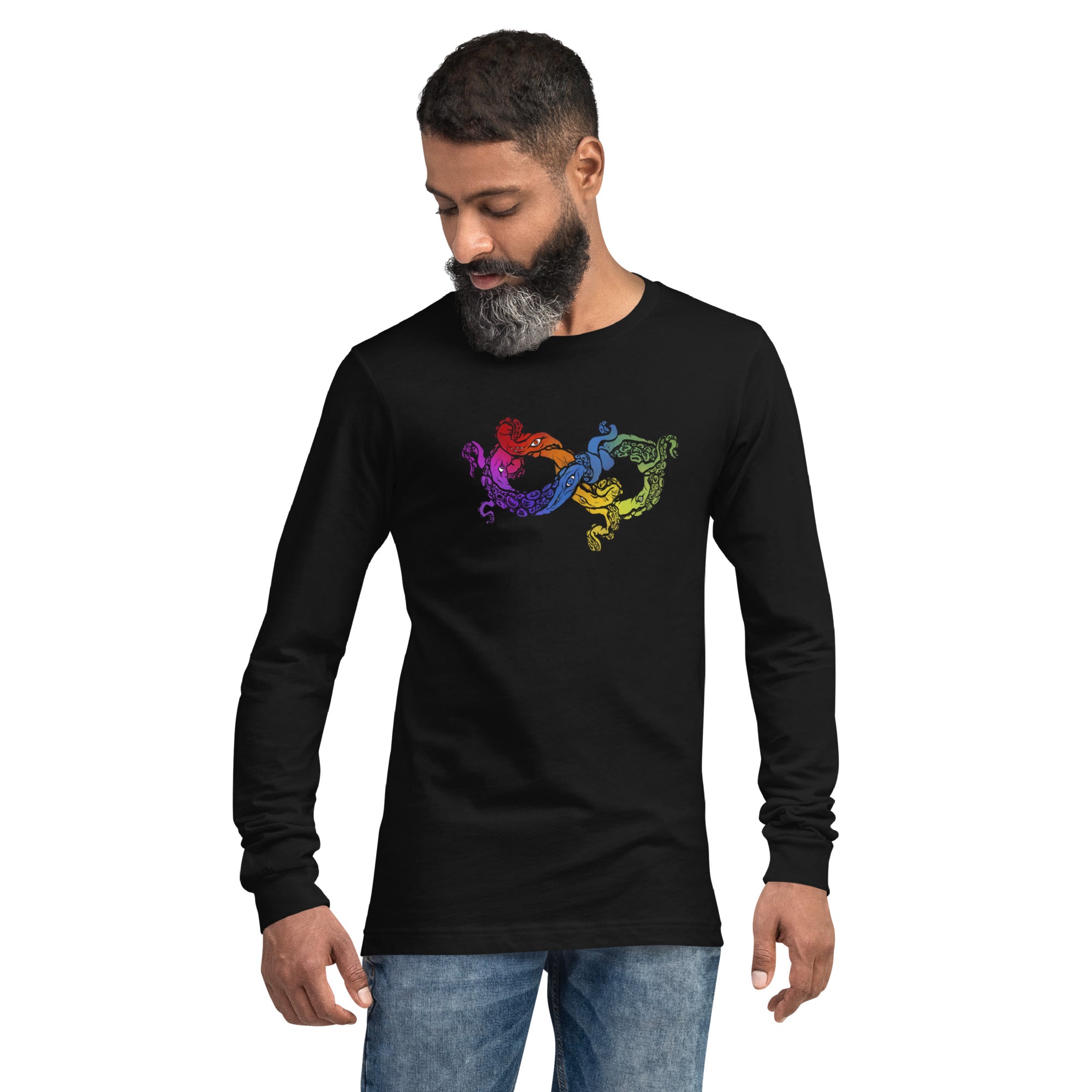 “Cosmic Horror Neurodiversity symbol” Unisex Long Sleeve Tee