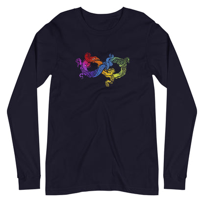 “Cosmic Horror Neurodiversity symbol” Unisex Long Sleeve Tee