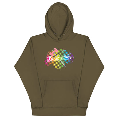 Rainbow Classes: Barbarian! Unisex fit Hoodie