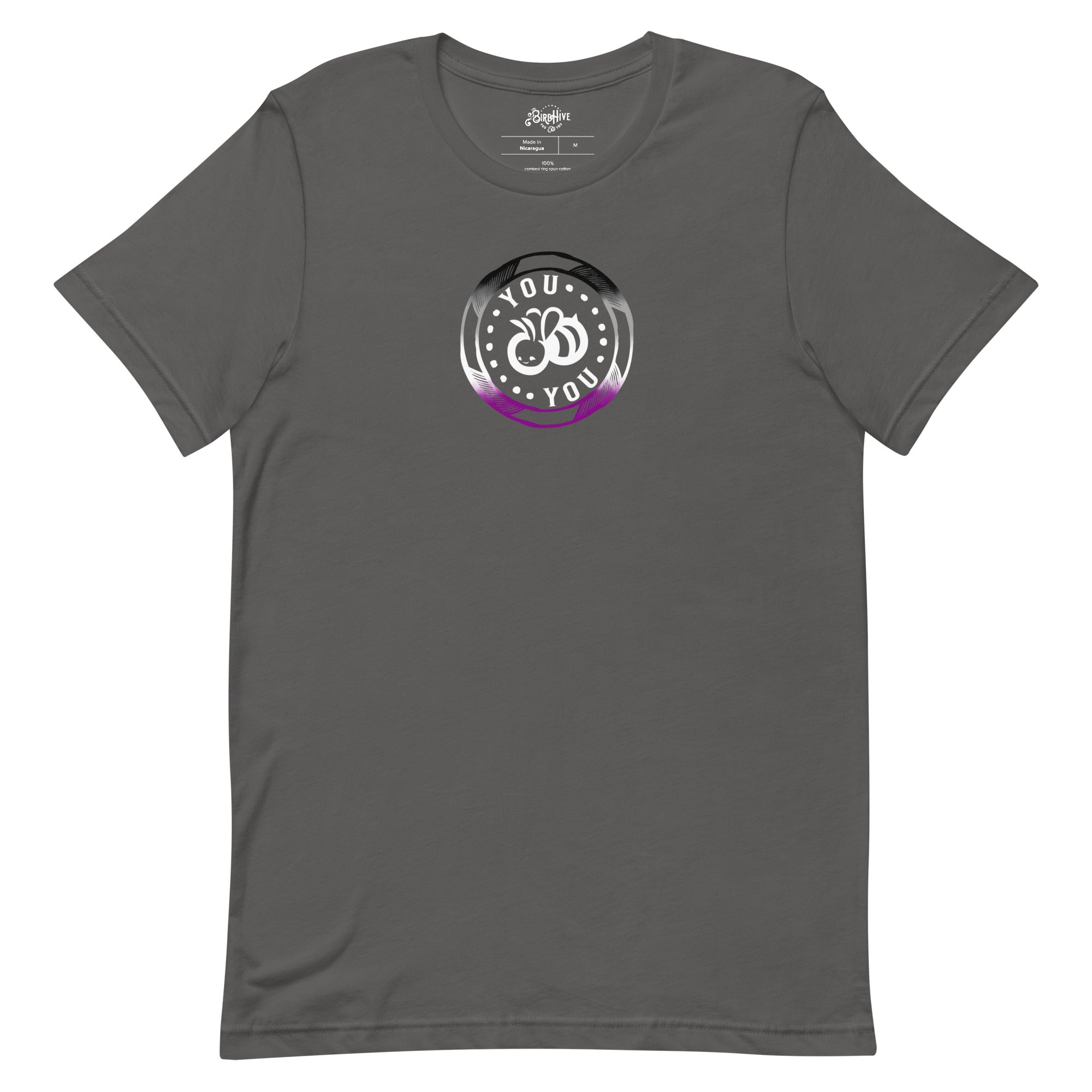 You "BEE" You- Asexual PRIDE flag colors Unisex Fit Tee