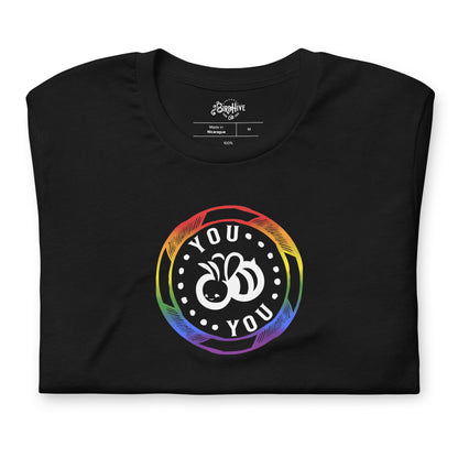 You "Bee" You in Pride Colors Unisex Fit Tee