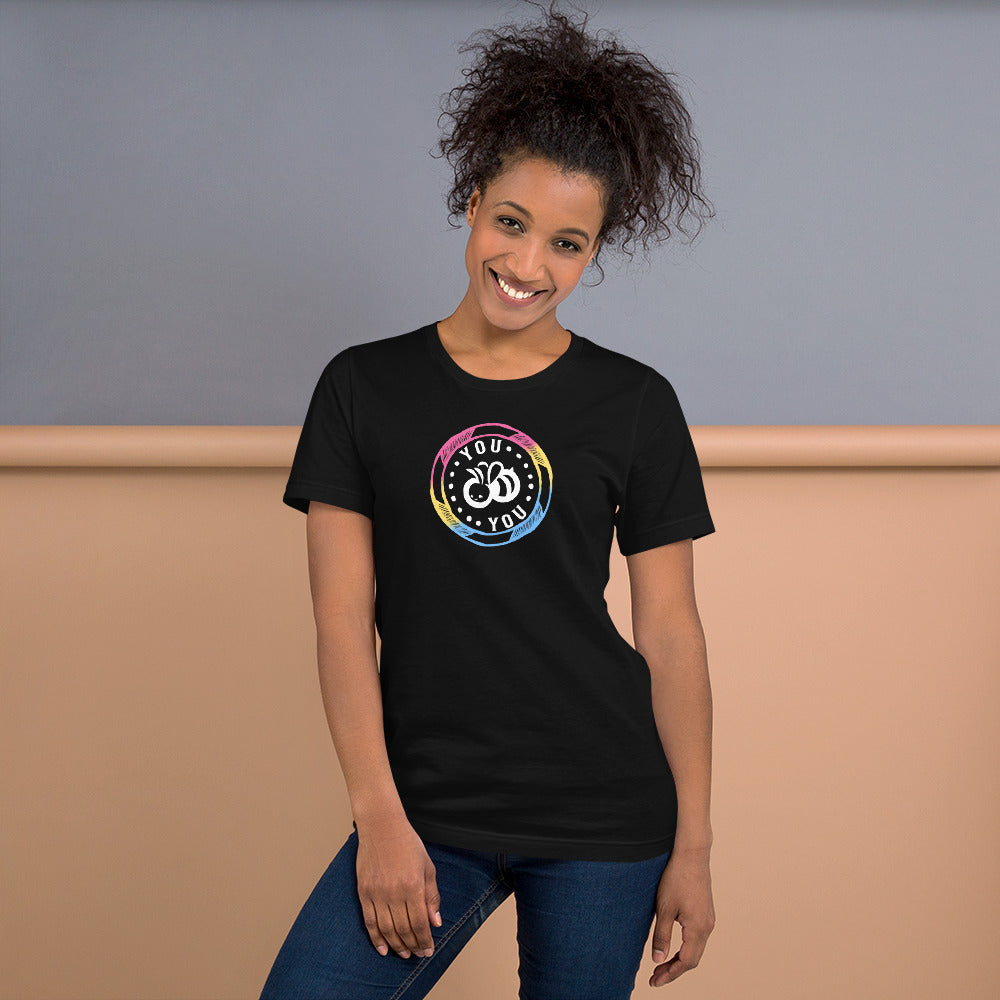 You "Bee" You Pan Pride Flag Colors Unisex Fit Tee