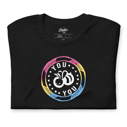 You "Bee" You Pan Pride Flag Colors Unisex Fit Tee