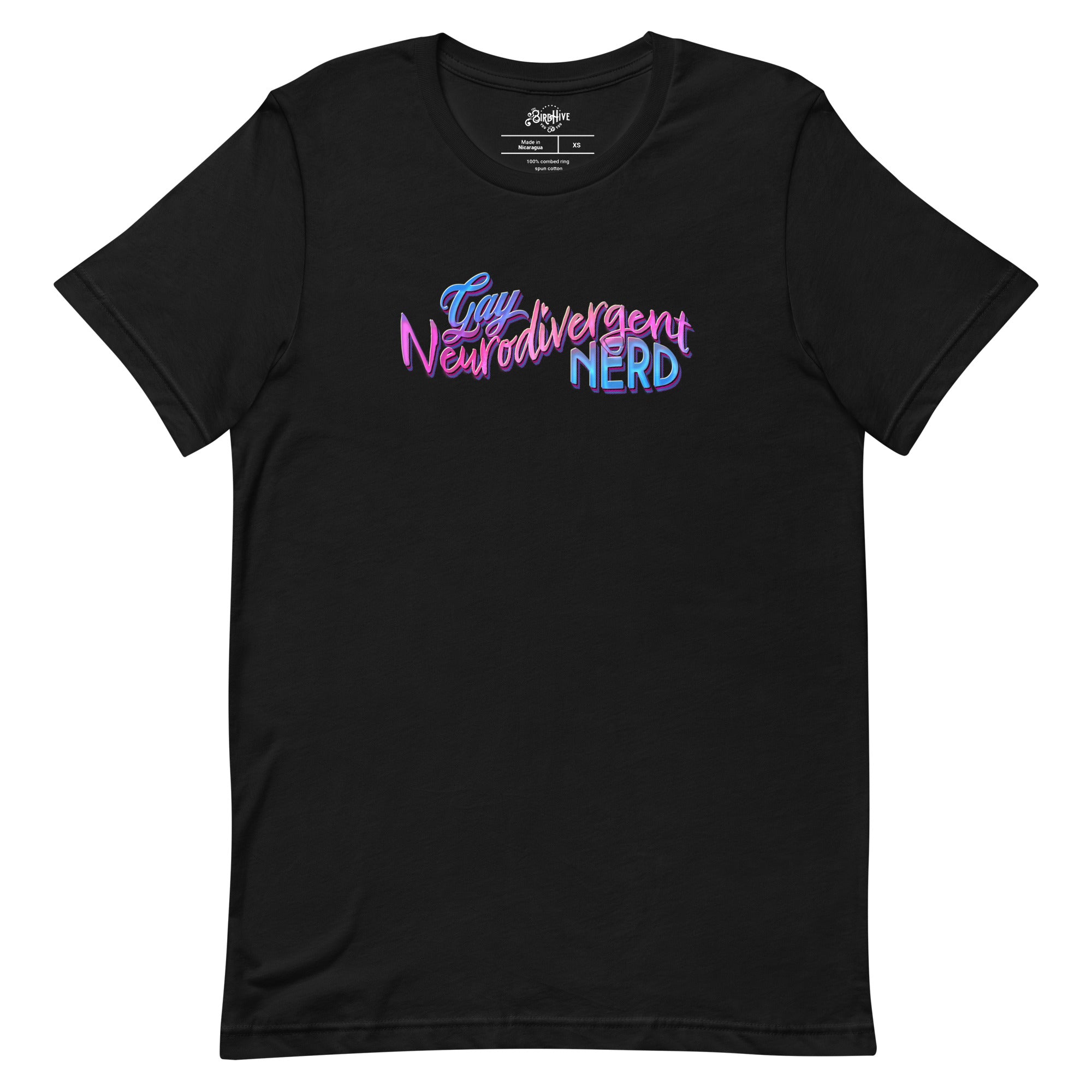 "Gay Neurodivergent Nerd" Unisex t-shirt