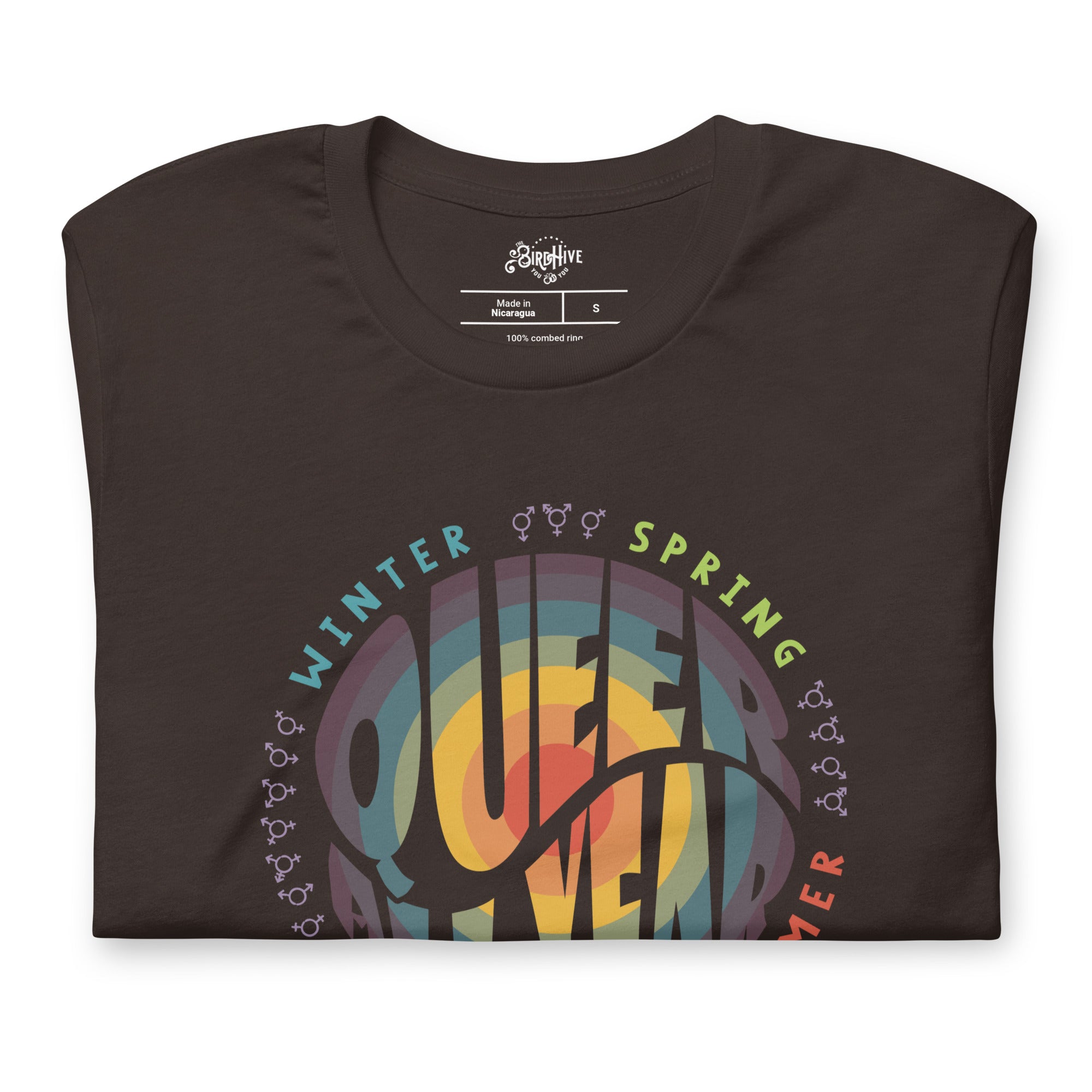 “Queer All Year” Unisex t-shirt