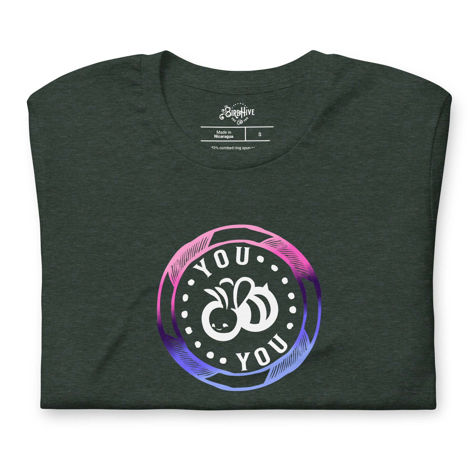 "You 'BEE' You Omni PRIDE flag" Unisex t-shirt