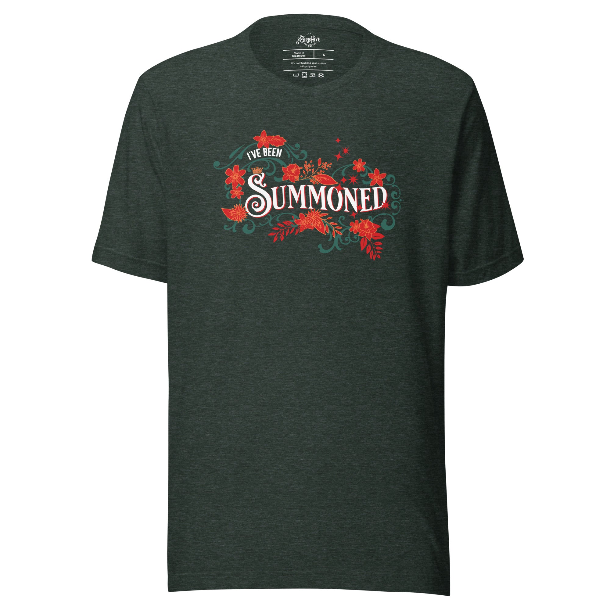 "I've Been Summoned" in green Unisex t-shirt