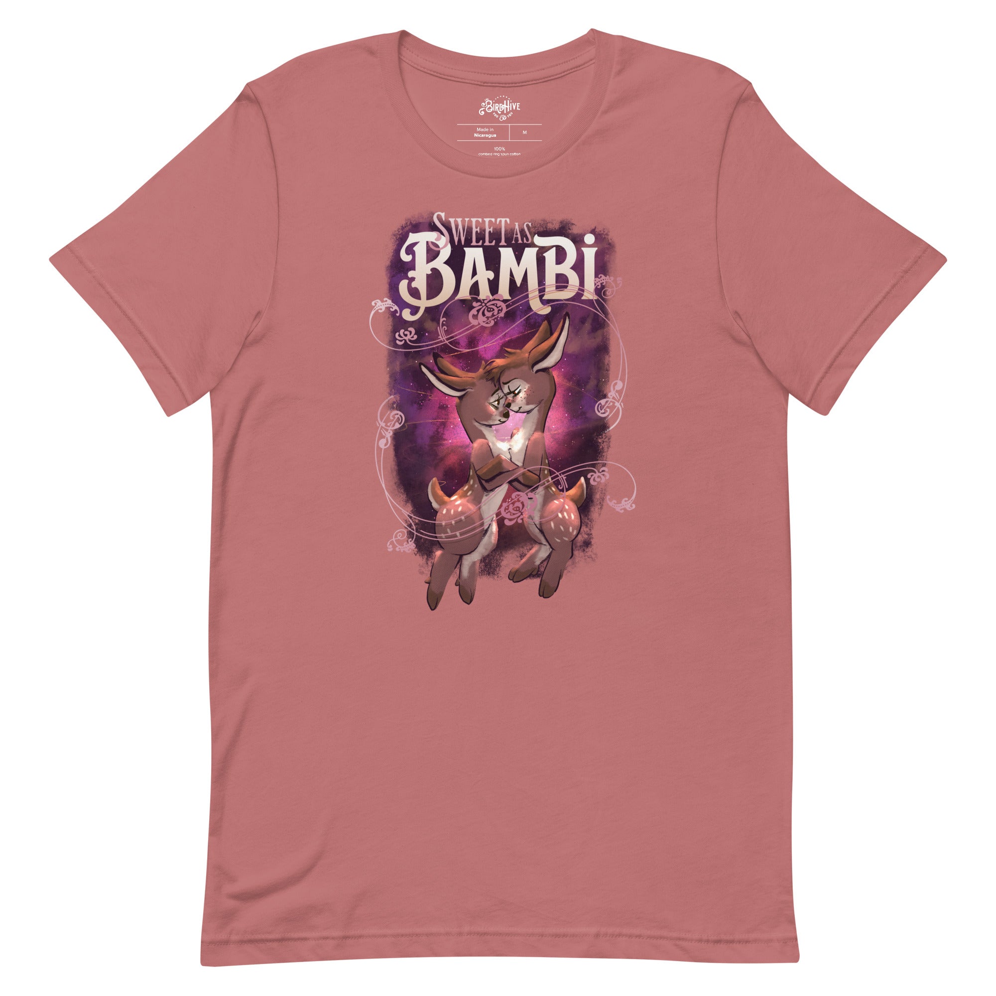 "Sweet as Bambi" Bambi lesbian flag Unisex t-shirt