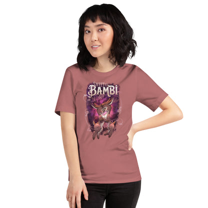 "Sweet as Bambi" Bambi lesbian flag Unisex t-shirt