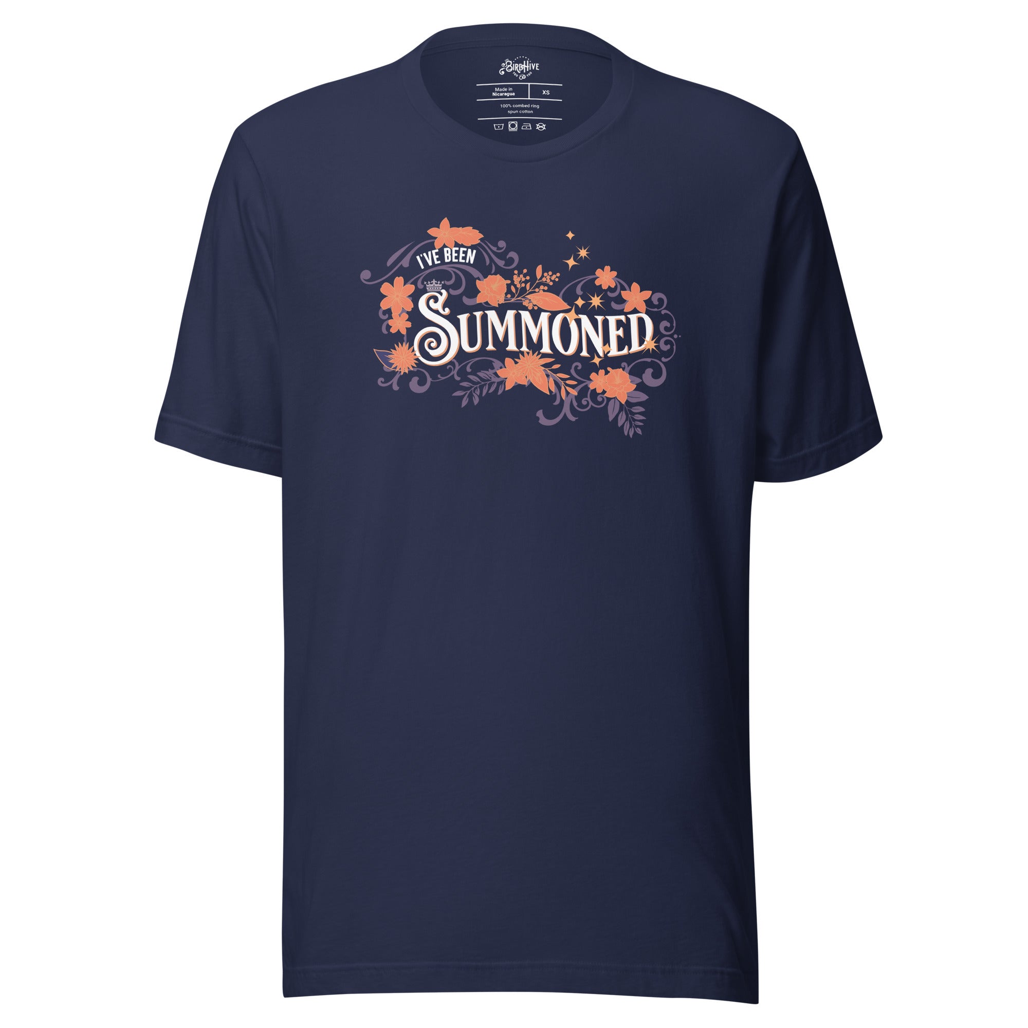 "I've Been Summoned" in blue Unisex t-shirt