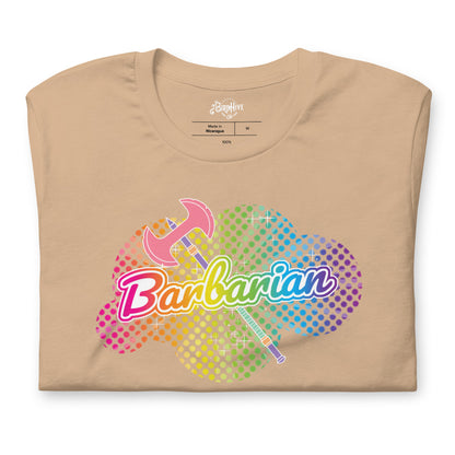 Rainbow Classes: Barbarian Unisex fit tee