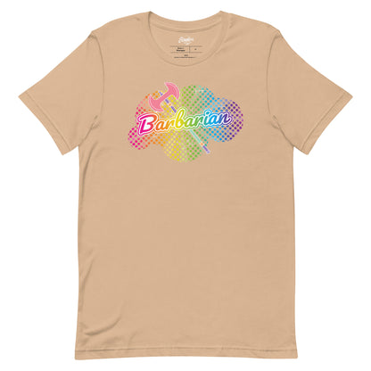 Rainbow Classes: Barbarian Unisex fit tee