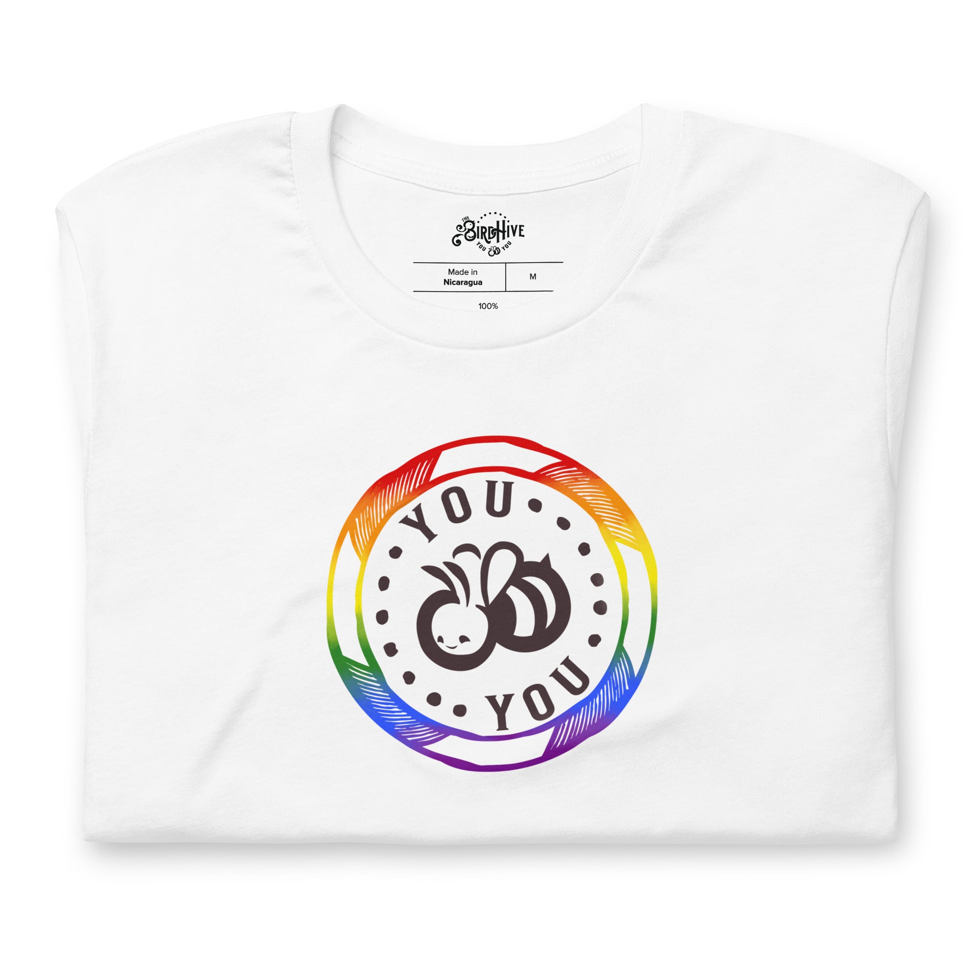 You "Bee" You - Pride Unisex Fit Tee on White