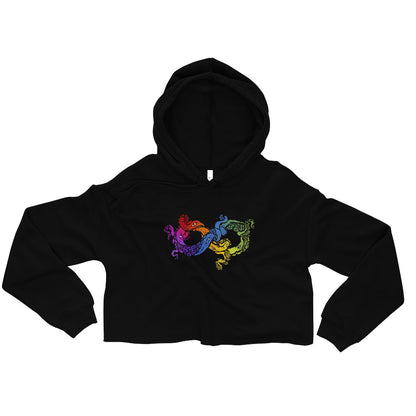 “Cosmic Horror Neurodiversity symbol” Crop Hoodie