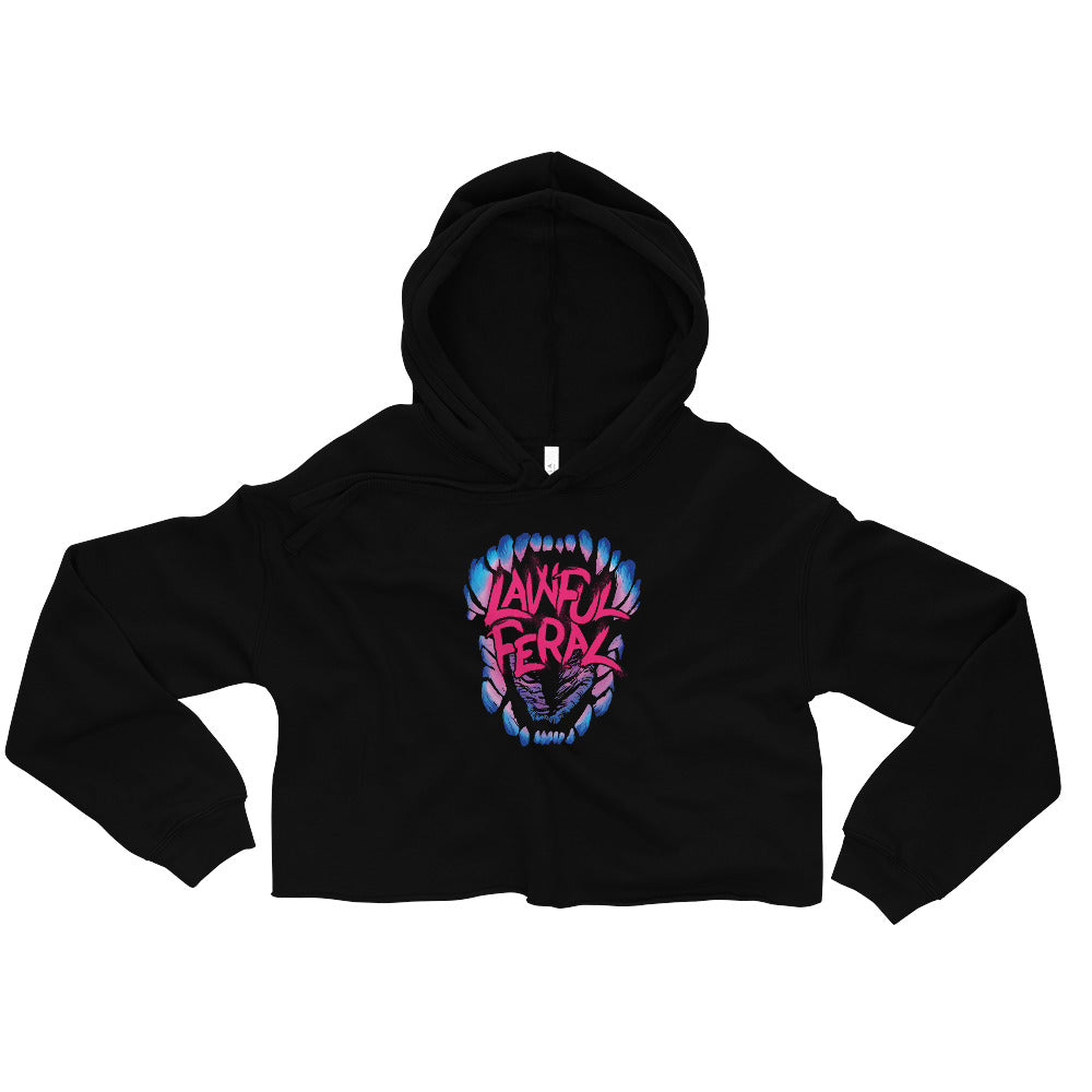 “Lawful Feral” Crop Hoodie