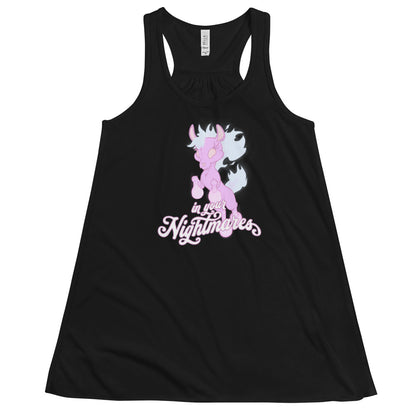 "In Your Nightmares" Fem Fit Flowy Racerback Tank