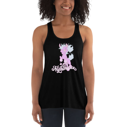 "In Your Nightmares" Fem Fit Flowy Racerback Tank