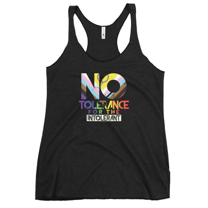 No Tolerance for the Intolerant Fem Fit Racerback Tank