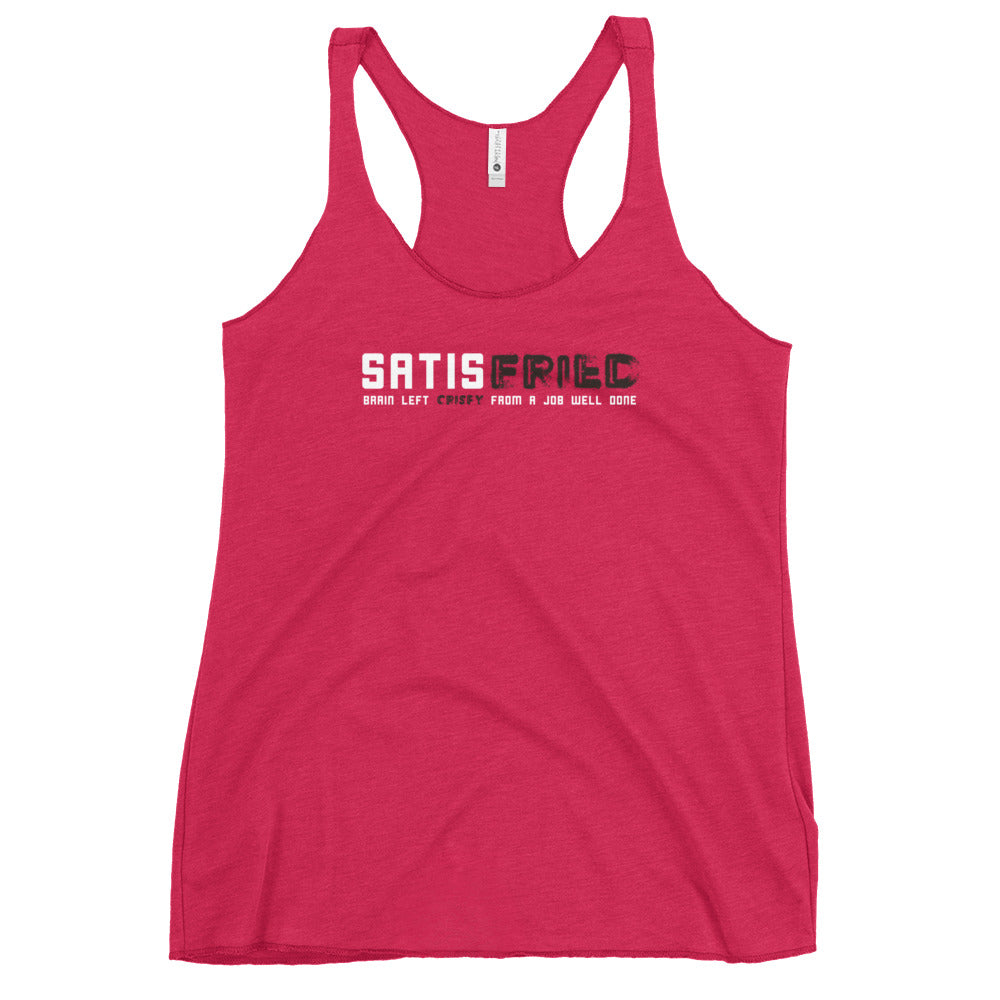 SatisFried Fem Fit Racerback Tank