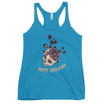 "Bee Brain" Fem Racerback Tank