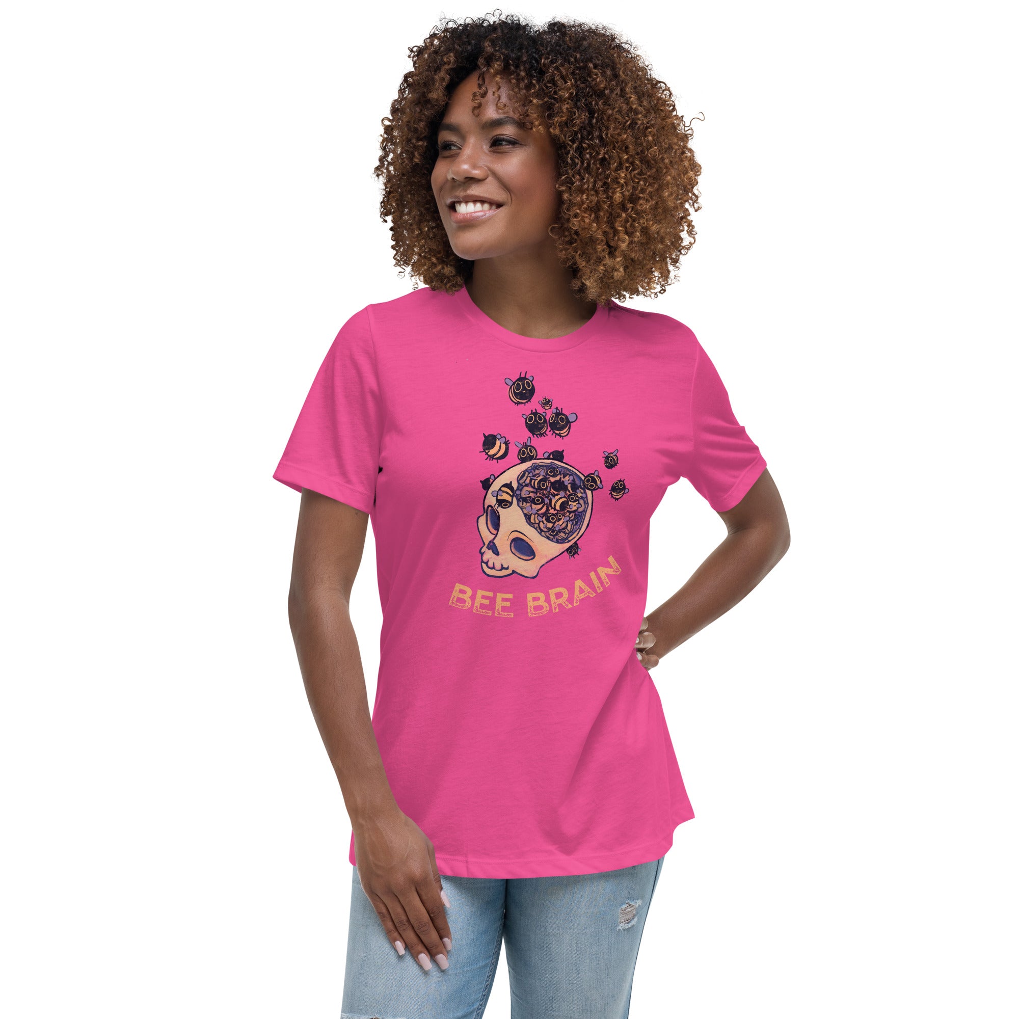 "Bee Brain" Fem Relaxed T-Shirt