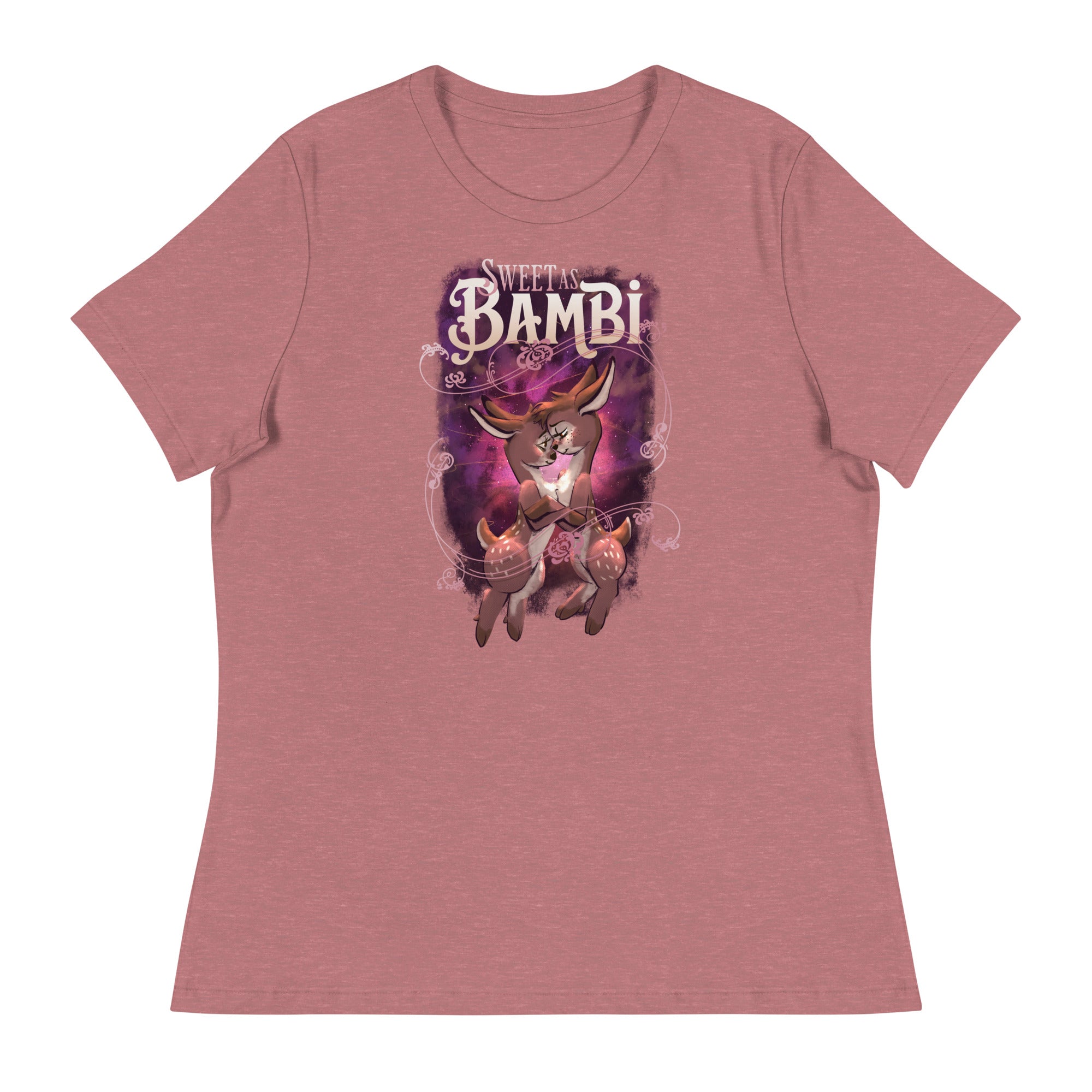 "Sweet as Bambi" Bambi lesbian flag fem fit Relaxed T-Shirt