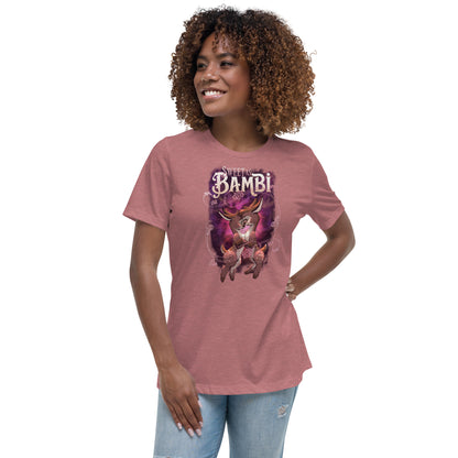 "Sweet as Bambi" Bambi lesbian flag fem fit Relaxed T-Shirt