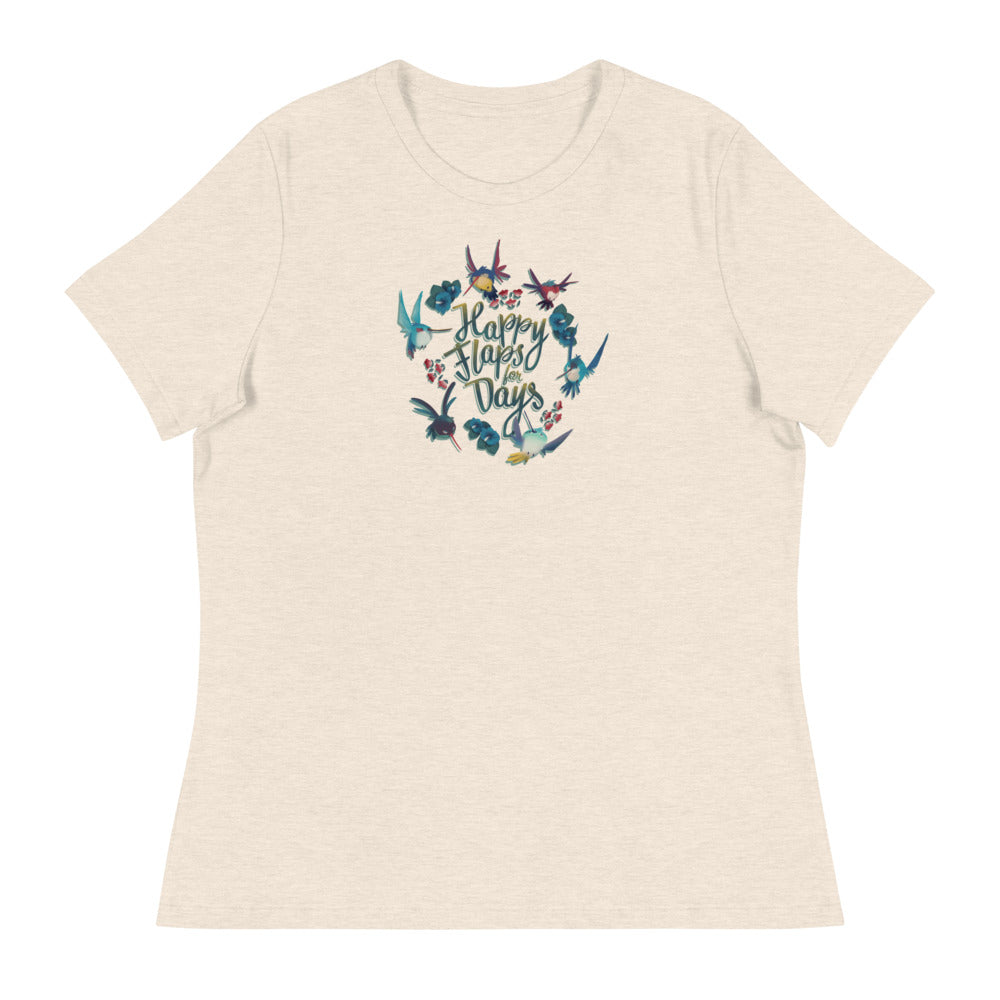 Happy Flaps for Days Fem Fit Relaxed Tee