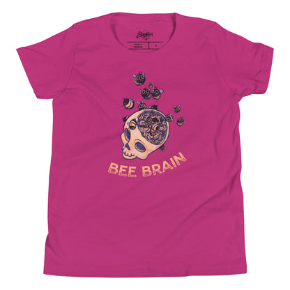 Youth: "Bee Brain" Short Sleeve T-Shirt