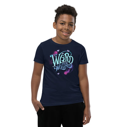 Youth: Blue "I'm Weird, You're Welcome"  Short Sleeve T-Shirt